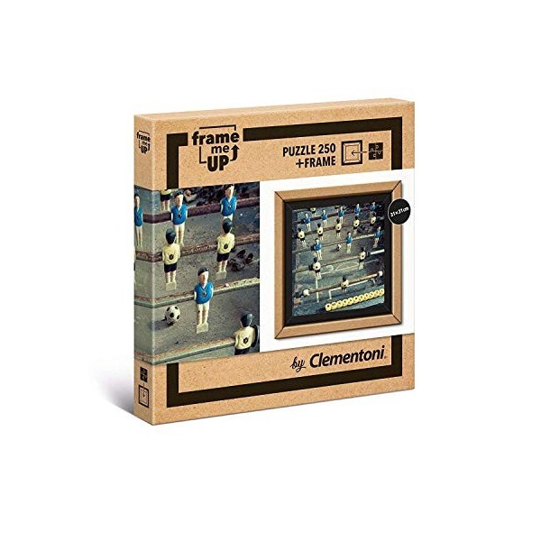 Clementoni- Frame Me Up Puzzle-Foosball-250 pièces- 38504