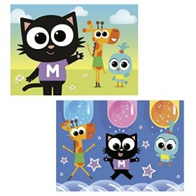 Educa - Lot de 2 Puzzles pour Enfants de 20 pièces avec Les Images de Milo et Ses Amis. Taille : 28 x 20 cm. Recommandé pour 