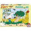 Schmidt Spiele 56446 Pippi Longstocking, la Fille la Plus Forte du Monde, 60 pièces Puzzle pour Enfants, Coloré