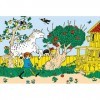 Schmidt Spiele 56446 Pippi Longstocking, la Fille la Plus Forte du Monde, 60 pièces Puzzle pour Enfants, Coloré