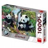 Dino Toys DINR7 532632 Dino Secret Puzzle: Pandas 1000 pièces, Multicolore