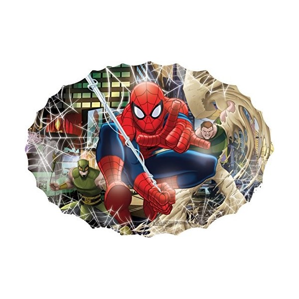 Clementoni - 20652.0 - Puzzle coupe - Spiderman-Web Spinner - 104 Pièces