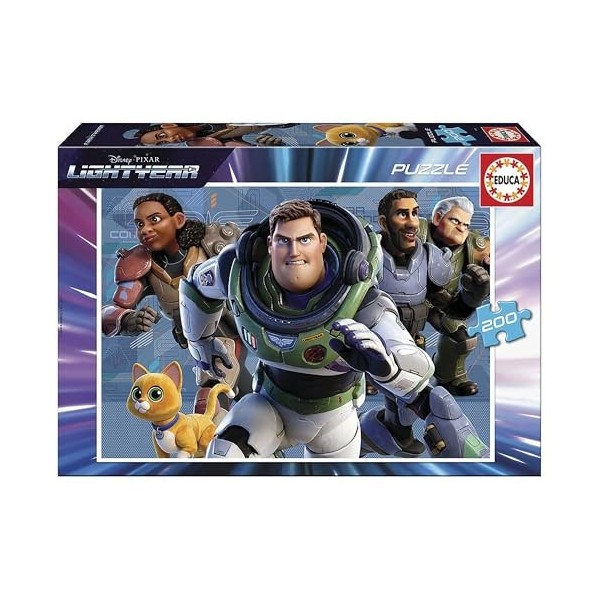 Educa - Puzzle de 200 pièces pour Enfants | Lightyear Puzzle composé de 200 pièces, avec Les Personnages du Film Lightyear. G