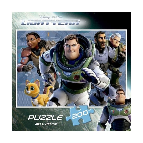 Educa - Puzzle de 200 pièces pour Enfants | Lightyear Puzzle composé de 200 pièces, avec Les Personnages du Film Lightyear. G