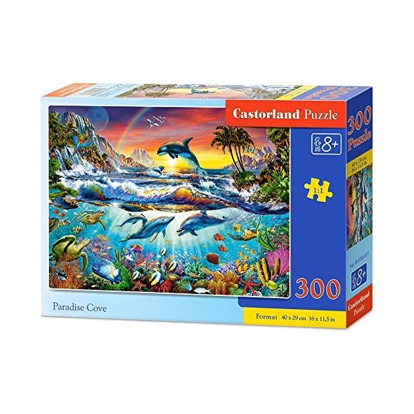 Castorland - B-030101 - Puzzle "Paradise Cove", 300 pièces, multicolore