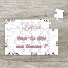 Puzzle personnalisable - Demande future témoin de mariage ou demoiselle dhonneur -"Veux-tu être ma témoin ?" - Avec prénom