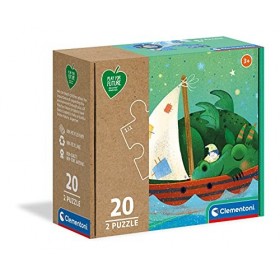 Clementoni - 24770 - Puzzle Play for Future - Sweet Dreams - 2x20 pièces - Puzzle Enfant - boîte de 2 Puzzles 20 pièces - m