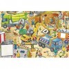 Schmidt Spiele 56416 Où est la Voiture Bleue-3 x 24 pièces Puzzle pour Enfant, coloré