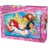 King International 99 Piece Disney Fairytale Princess Party Characters Choice Of 2 Jigsaw Puzzle Cinderella, Aurora, Ariel, 