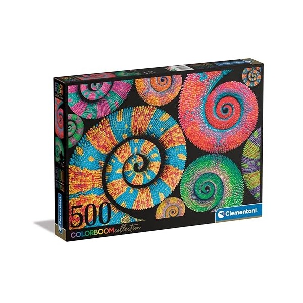 Clementoni Colorboom Collection – Curly Tails – 500 pièces Gradient, Puzzle Couleurs, Horizontal, Divertissement pour Adultes