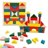 KOKOBOX Jouet Puzzles en Bois 48 Jeux de Construction Jeux Bebe 3 4 5 Ans Bloc de Construction Jouet Enfant Garçon Jeu de Con