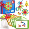 KOKOBOX Jouet Puzzles en Bois 48 Jeux de Construction Jeux Bebe 3 4 5 Ans Bloc de Construction Jouet Enfant Garçon Jeu de Con