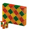 Neamou Jouet torsadé de règle, Puzzles de Serpent Fidget - Jouet de Puzzle de règle de développement pour - Jouets de motrici