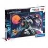 Clementoni- Disney Lightyear Supercolor Buzz Lightyear-104 pièces Enfants 6 Ans, Cartons animés, Puzzle Superhéros-Made in It