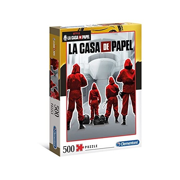 Clementoni CASA de Papel-Fabriqué en Italie-Puzzle Adulte 500 pièces, 35084, Cranberry