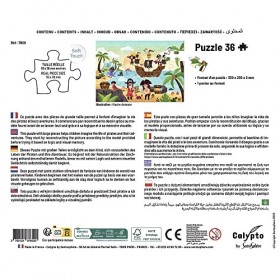 Sentosphere- Puzzle 36 pièces Pirates Calypto, XSE-7600