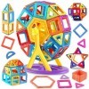 Jeu de Construction Magnétique, Blocs de Construction Magnétiques, Jeux de Aimantés Construction Magnetiques Enfants 42 PCS, 