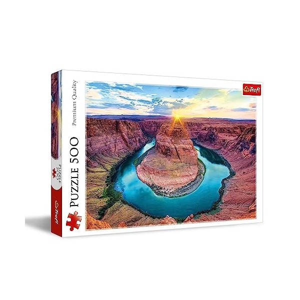 Trefl Grand Canyon, États-Unis 500 éléments Passionnés de Voyage, Divertissement Créatif, Loisir, Puzzles Classiques pour Adu