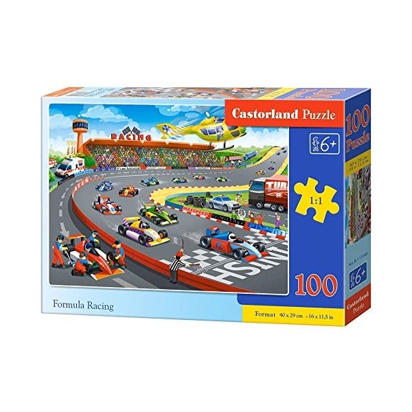 Castorland B-111046 Formula Racing Puzzle 100 pièces Multicolore