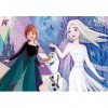 Clementoni Disney Frozen Jewels Reine des Neiges 2-104 pièces-Puzzle Enfant-fabriqué en Italie, 6 Ans et Plus, 20182