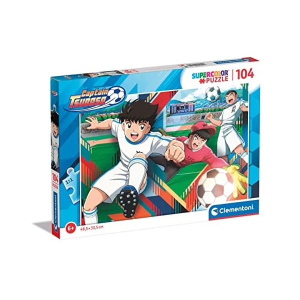 Clementoni Captain Tsubasa-104 pièces-Puzzle Enfant-fabriqué en Italie, 6 Ans et Plus, 25710, No Color