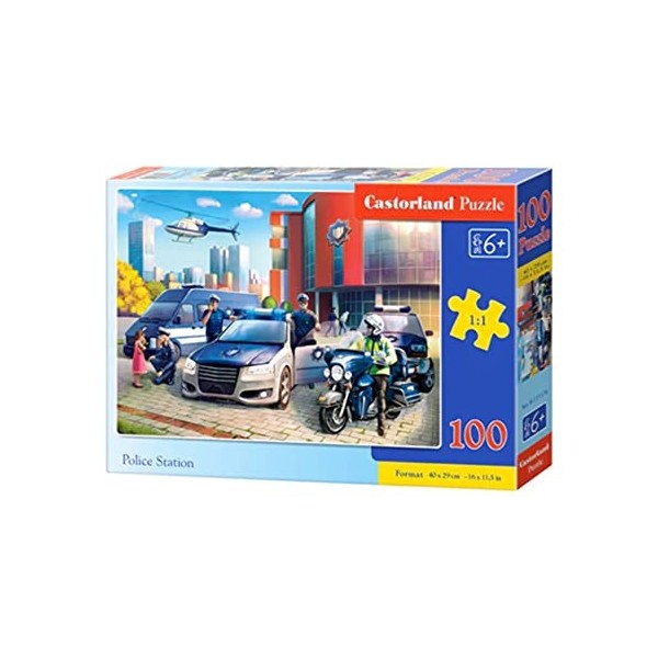 Castorland Puzzle 100 pièces : Commissariat de Police