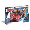 Clementoni Supercolor Glitter Avengers-104 pièces, Enfants 6 Ans, Dessin animé, Marvel, Puzzle Super héros-fabriqué en Italie