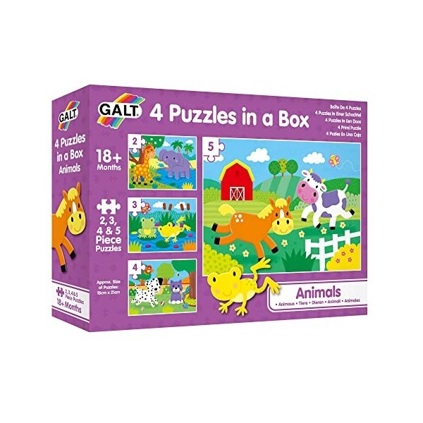 Galt Toys 1005239 4 Baby Puzzles