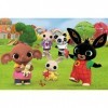 Trefl-15 Maxi Pièces, pour Enfants à partir de 2 Ans Puzzle, 14335, Bing avec des Amis, Lapin Bing