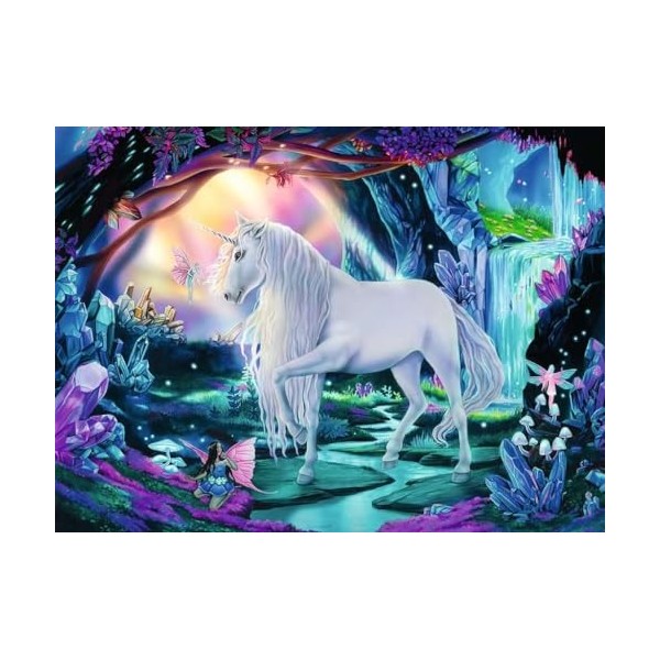 Ravensburger Puzzle pour enfants-12000870-Licorne en cristal-300 pièces XXL-pour Enfants à partir de 9 Ans, 12000870