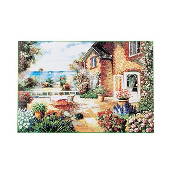 Dinglong Puzzles pour Adultes 1000 pièces Grand Puzzle - Jardin de Clara - Puzzle Paysage Peintures