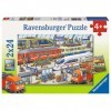 Ravensburger - 09191 1 - Puzzle - Tumulte À La Gare - 2 x 24 Pièces