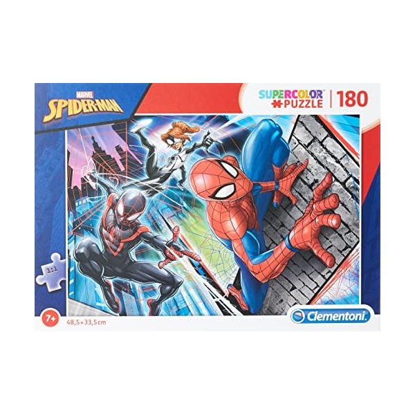 Clementoni- Supercolor Collection-Spider-Man-180 pièces- 29293