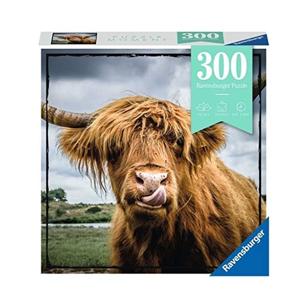 Ravensburger - Puzzle adulte - Puzzle Moment 300 p - Highland Cattle - 13273