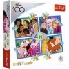 Trefl-Le Joyeux Monde de Disney Alice Puzzle, 34618, Multicolore, Taille Unique
