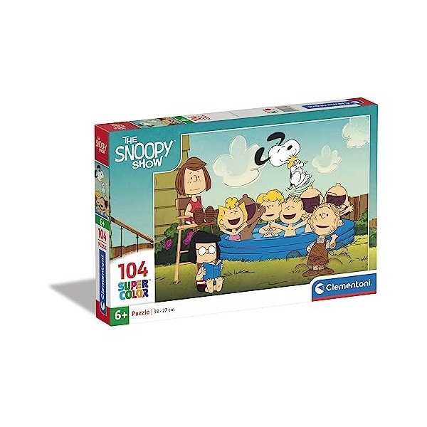 Clementoni - 27266 - Puzzle Snoopy - 104 Pièces - Jeu Educatif, de Réflexion et de Patience - Image de Qualité - 38 x 27 Cm -