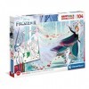 Clementoni Italy La Reine des Neiges-104 pièces Enfant-Puzzle à colorier-fabriqué en Italie, 6 Ans et Plus, 25716, No Color