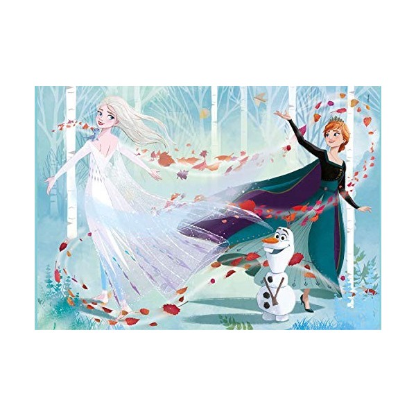 Clementoni Italy La Reine des Neiges-104 pièces Enfant-Puzzle à colorier-fabriqué en Italie, 6 Ans et Plus, 25716, No Color