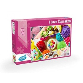 Puzzle 500 pièces « I Love Cupcakes » / Puzzle Cupcakes / Puzzle 500 pièces pour adultes et familles