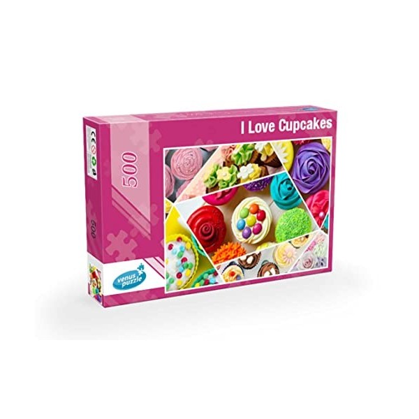 Puzzle 500 pièces « I Love Cupcakes » / Puzzle Cupcakes / Puzzle 500 pièces pour adultes et familles