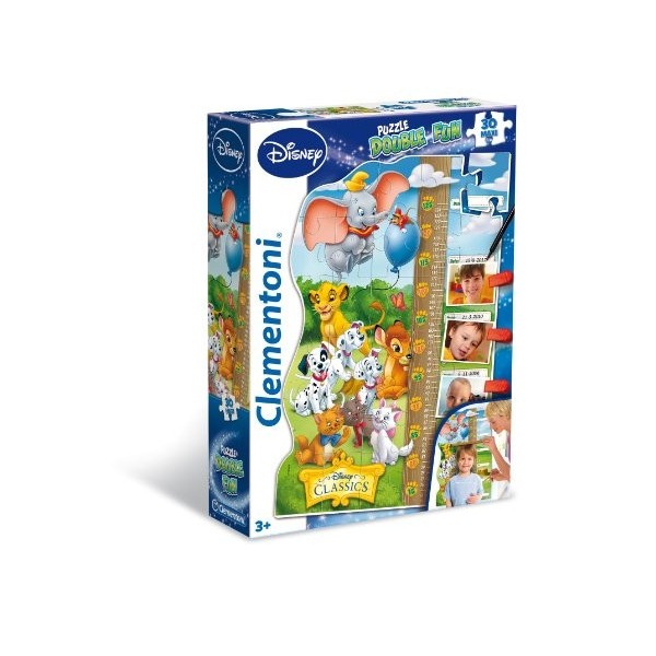 Clementoni - 20309.3 - Puzzle doublez le plaisir - Disney Classics - 30 Pièces