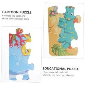 ibasenice 2 Ensembles Puzzle pour Enfants Les Jouets denfants scie sauteuse Puzzle éducatif pour Enfants énigmes éducatives 