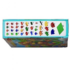 PRINCESS LOMELIA Jeux de Construction de Circuit 3 D Tracks Bulding Blocks Boite de 168 pièces Multicolor avec Une Bille pour