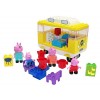 Big - Bloxx Peppa Pig - Camping-car - Set de Construction Briques - 54 pièces - 4 Figurines Incluses - Jouet pour Enfant - Dè