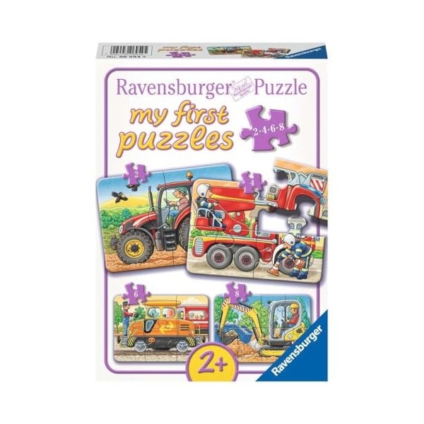 Ravensburger - 69545 - Puzzle My First Puzzles - Au Travail 20 Pièces