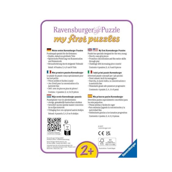 Ravensburger - 69545 - Puzzle My First Puzzles - Au Travail 20 Pièces