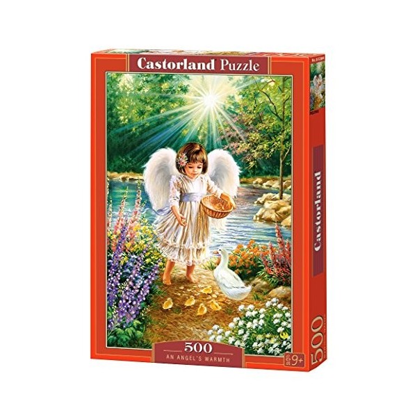 Castorland- Angel an Angels Warmth Puzzle 500 pièces, B-52844, coloré, 35 x 25 x 5 cm