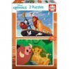 Educa - 2 Puzzles de 48 pièces pour Enfants | Le Roi Lion. Composé de Grandes pièces Parfaitement finies. Recommandé à partir