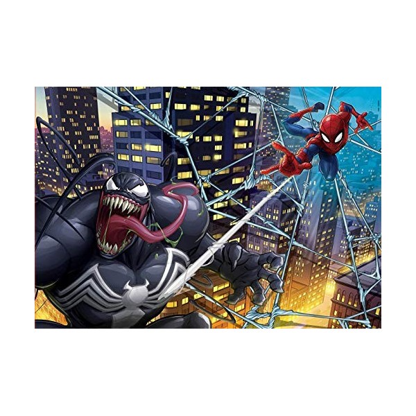 Educa - Puzzle Spiderman 200 pièces | Puzzle Marvel Enfant. Recommandé à partir de 6 Ans | Puzzle Spider-Man 18100 