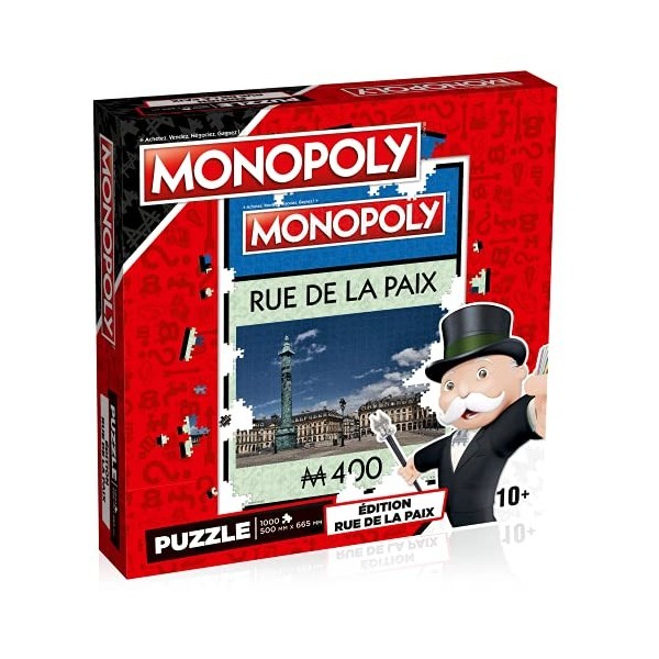 WINNING MOVES - PUZZLE MONOPOLY - Rue de la PAIX - 1000 pieces